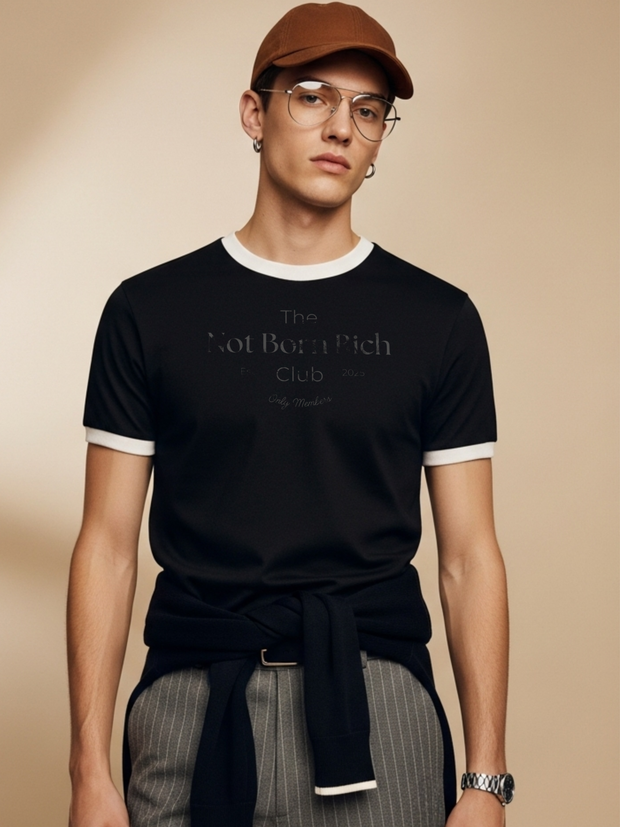 Camiseta de Canalé con Contrastes – NBR Club